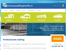 Tablet Screenshot of caravanstallingdrenthe.nl
